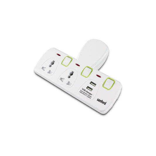 Sanford 2 Way Multi Adaptor Plus USB Port | SF286ADP - buysanford