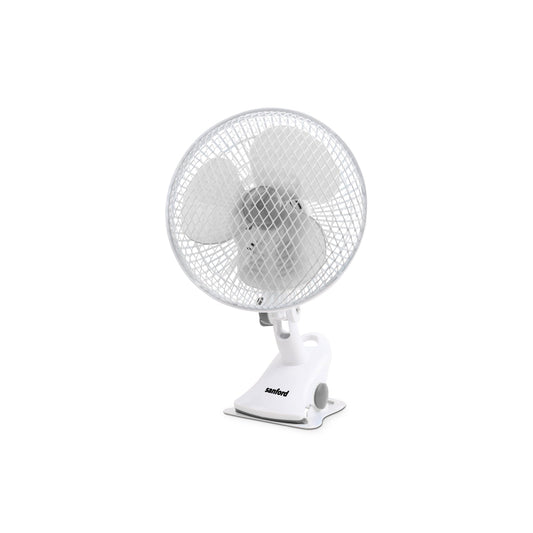 Sanford 3-in-1 Fan | Desk, Clip & Wall Mount | 360° Rotation | 2-Speed Silent Motor | 45W Power | Safety Net Cover - buysanford