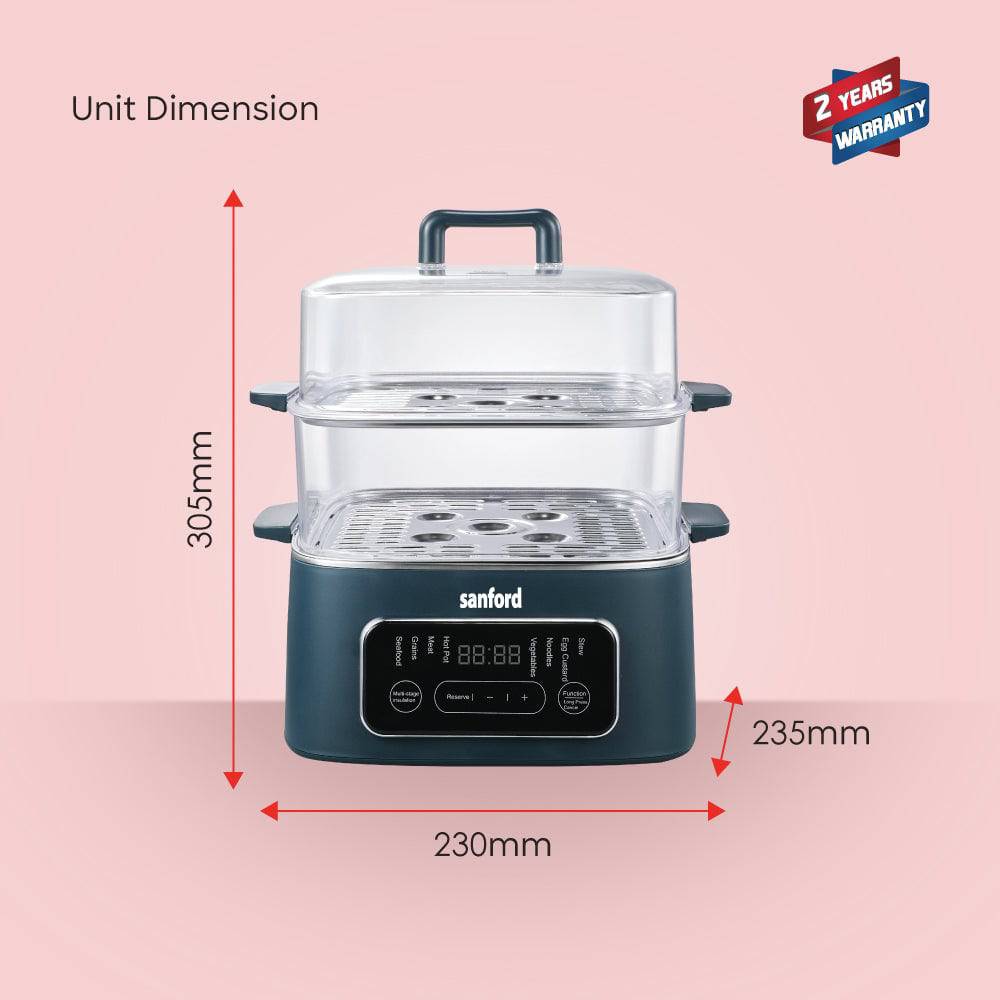 Sanford 9L Large-Capacity Multi-Function Food Steamer & Hot Pot | SF5754FS - SANFORD MIDDLE EAST DWC L.L.C