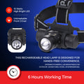 Sanford Outdoor LED Headlamp with Rechargeable Battery and Waterproof Design | SF1051HL - buysanford
