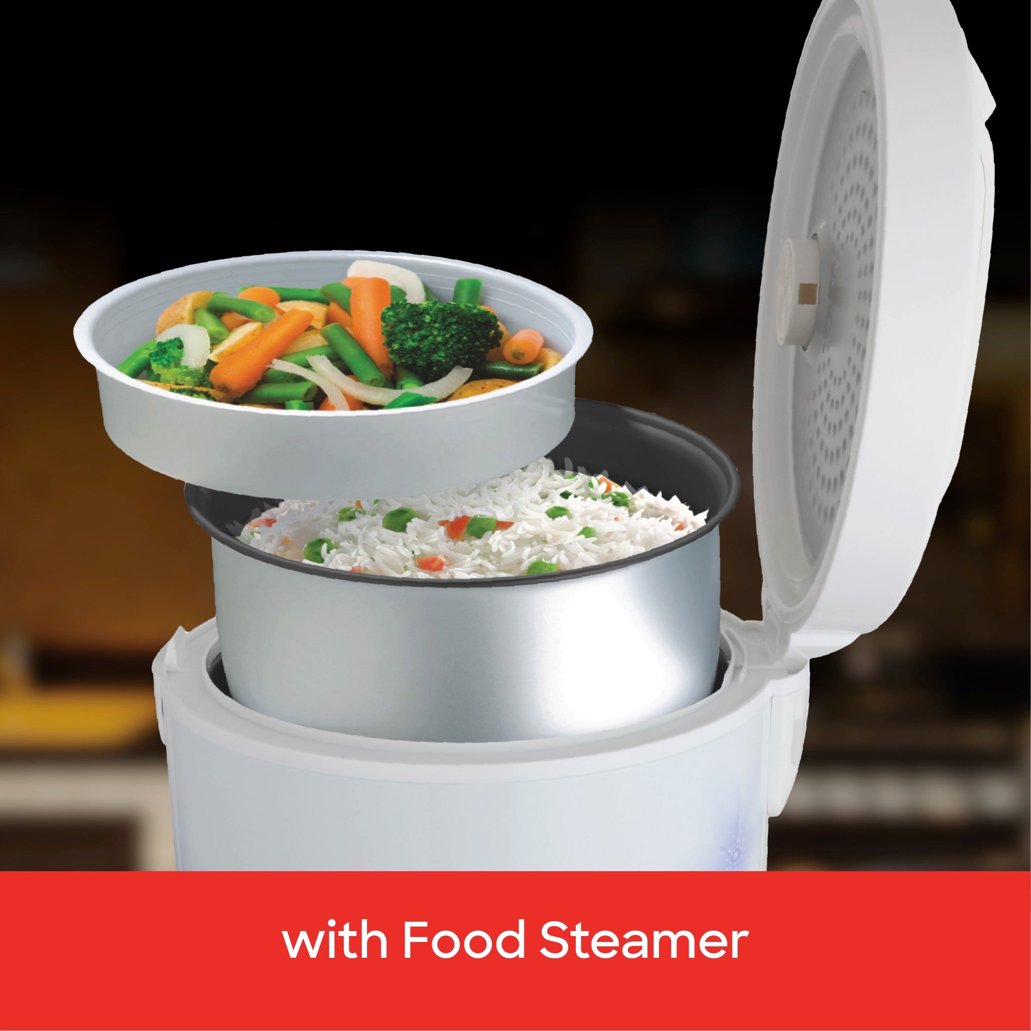 Automatic rice cooker 1.8L capacity & Keep Warm Function sanford 6