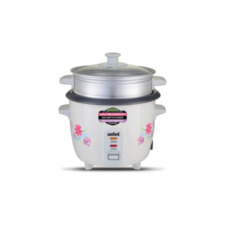 Automatic rice cooker 0.6L capacity with non stick pot sanford 1