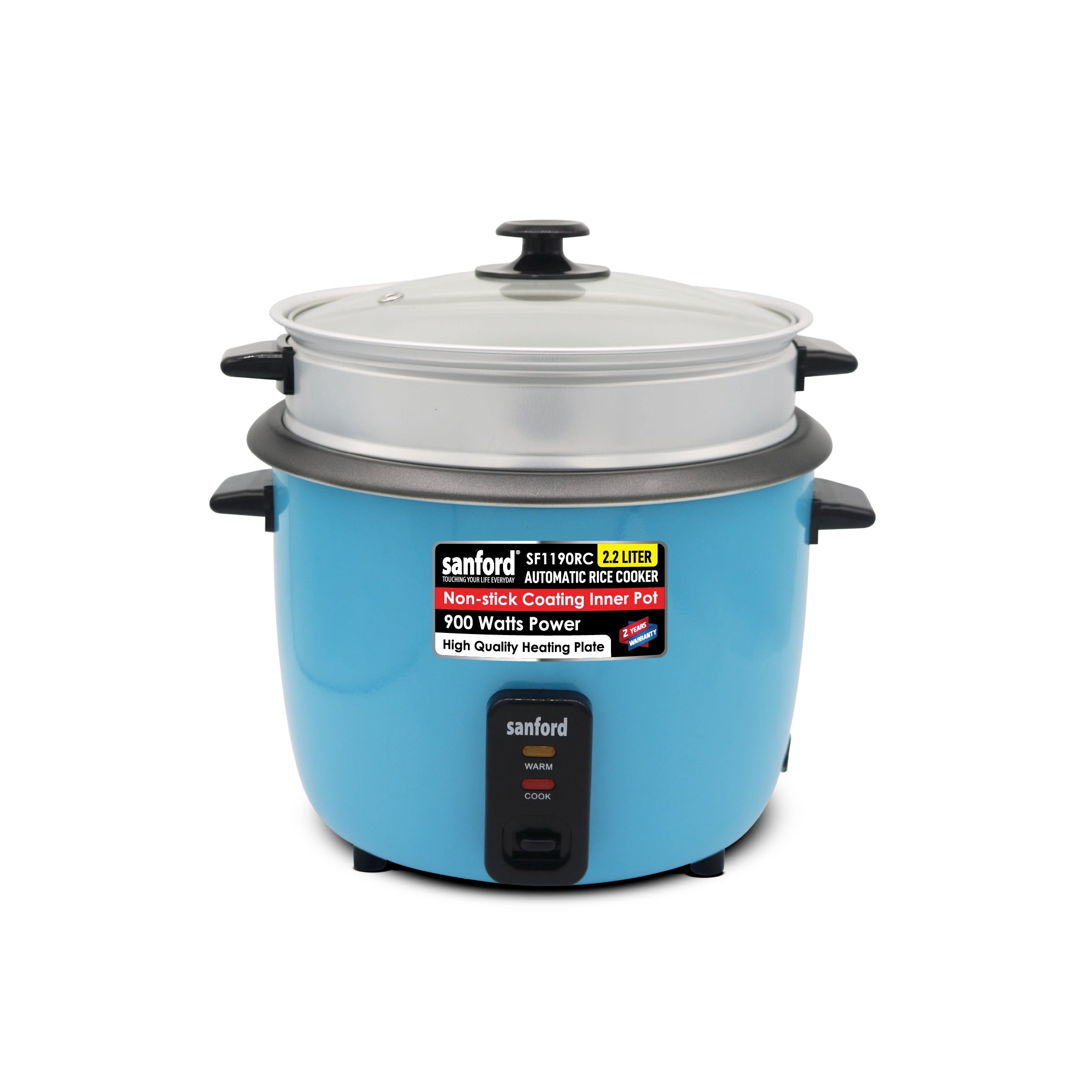 Automatic rice cooker 2.2L capacity & Keep Warm Function 900W sanford 1