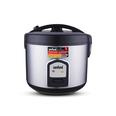 2.8L rice cooker 1000W with non stick inner pot & steamer sanford 1