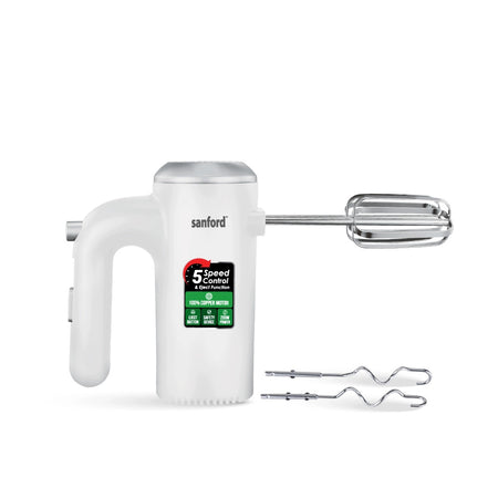 200W Hand mixer copper motor stainless steel beaters & compact sanford 1