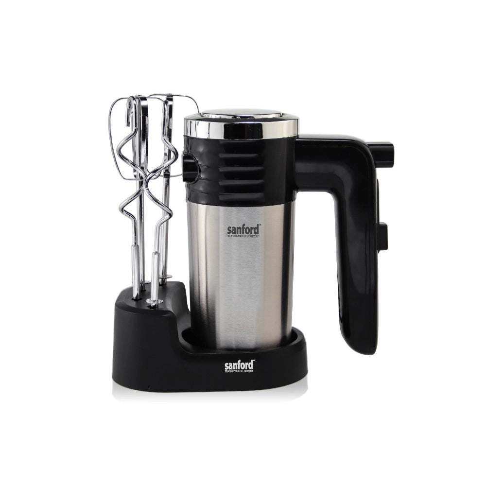 200W Hand mixer Turbo Speed Stainless Steel Body Durable Build sanford 1