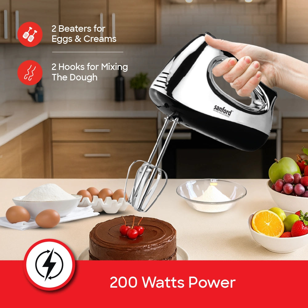 best stand mixer 2 in 1 3L bowl & 5 speed 200W sanford 4