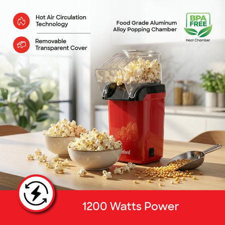 best popcorn maker 1200W oil free 60g sanford 4