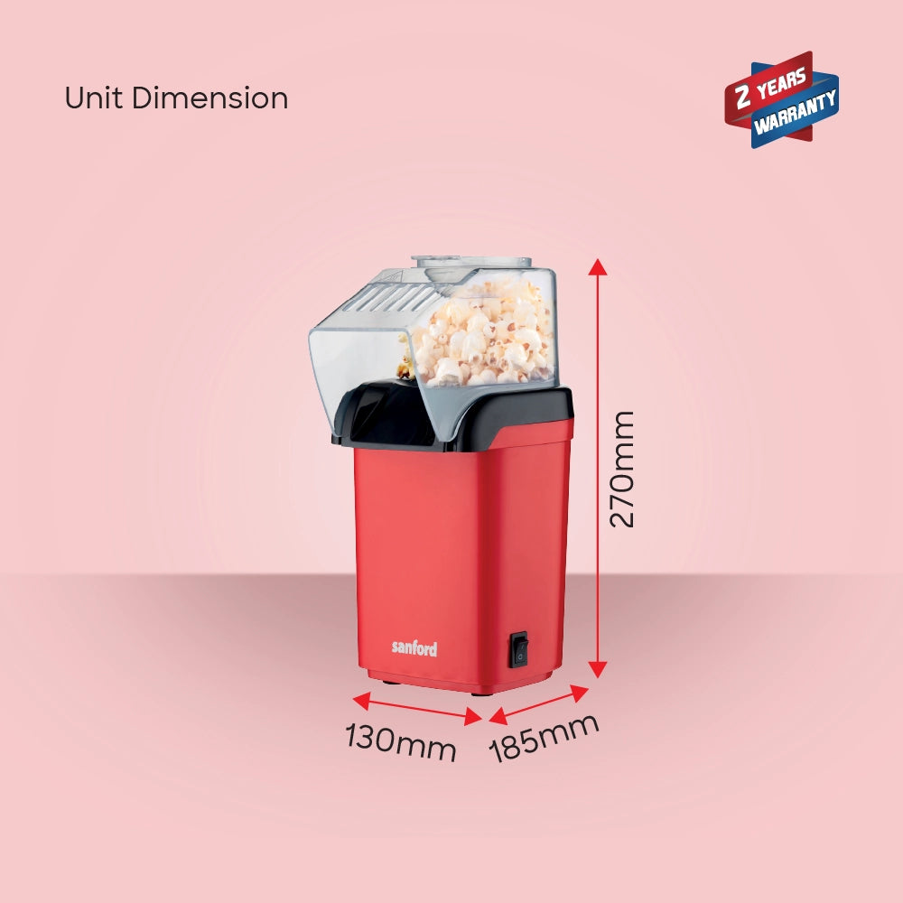 best popcorn maker 1200W oil free 60g sanford 6