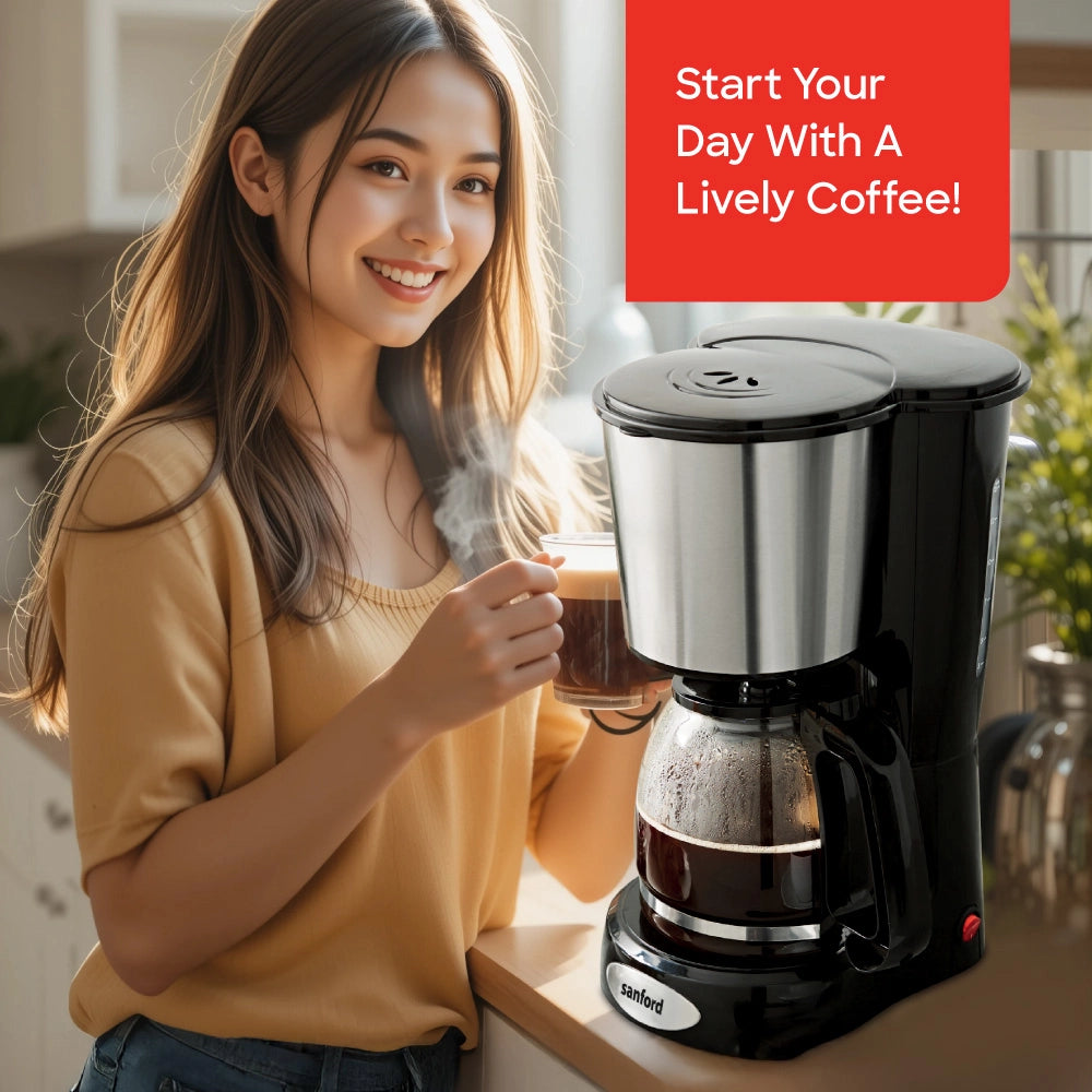 best coffee maker 12 cups & thermostat 1000W sanford 2