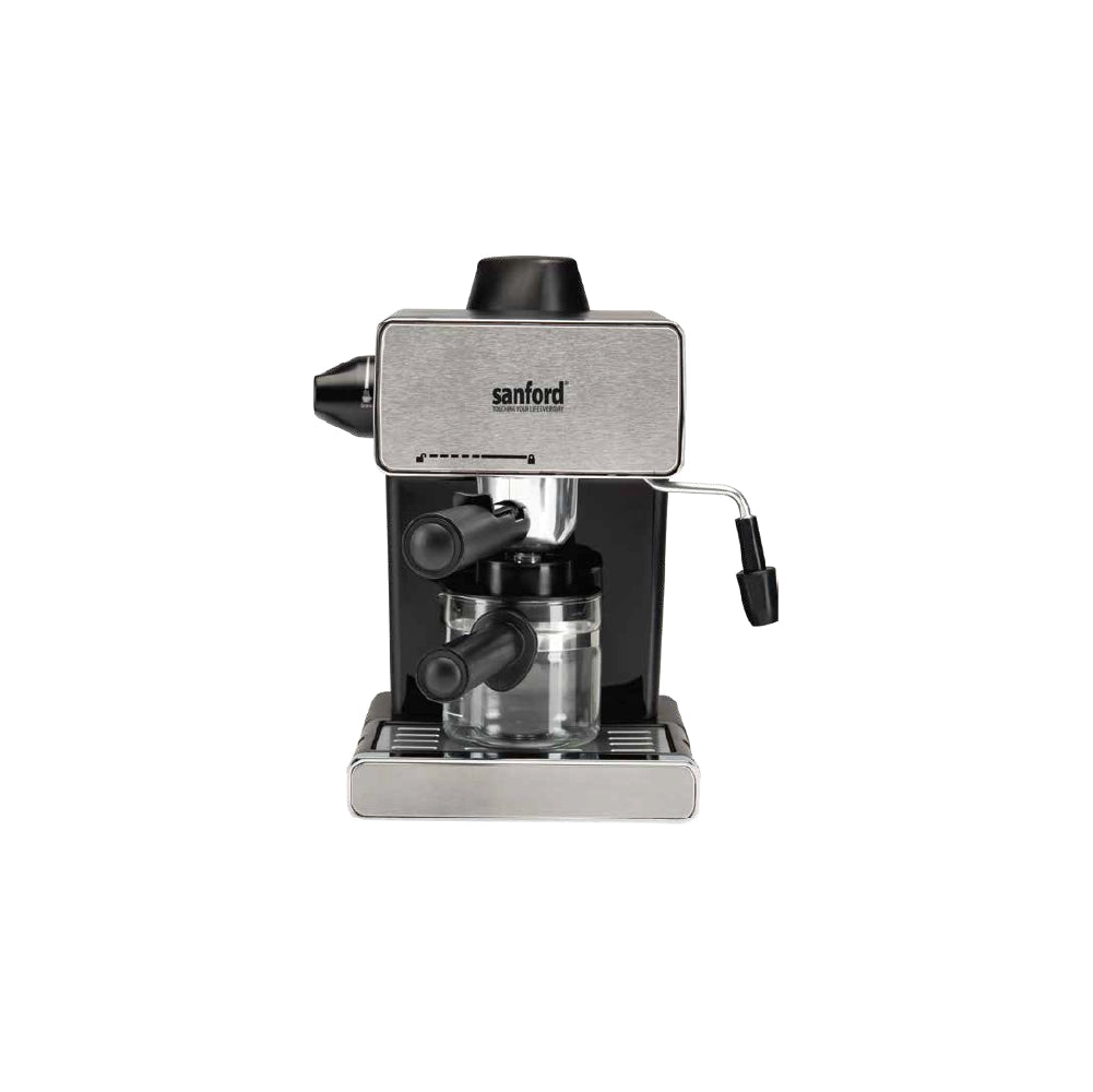 espresso coffee maker 4 cups 950W frothing function sanford 1