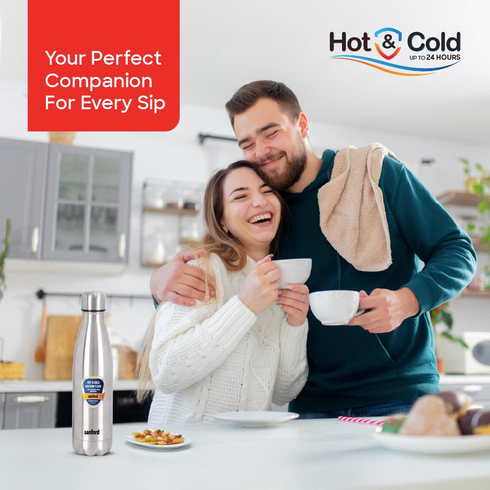 vacuum flask 750ml stainless steel hot cold sanford 2
