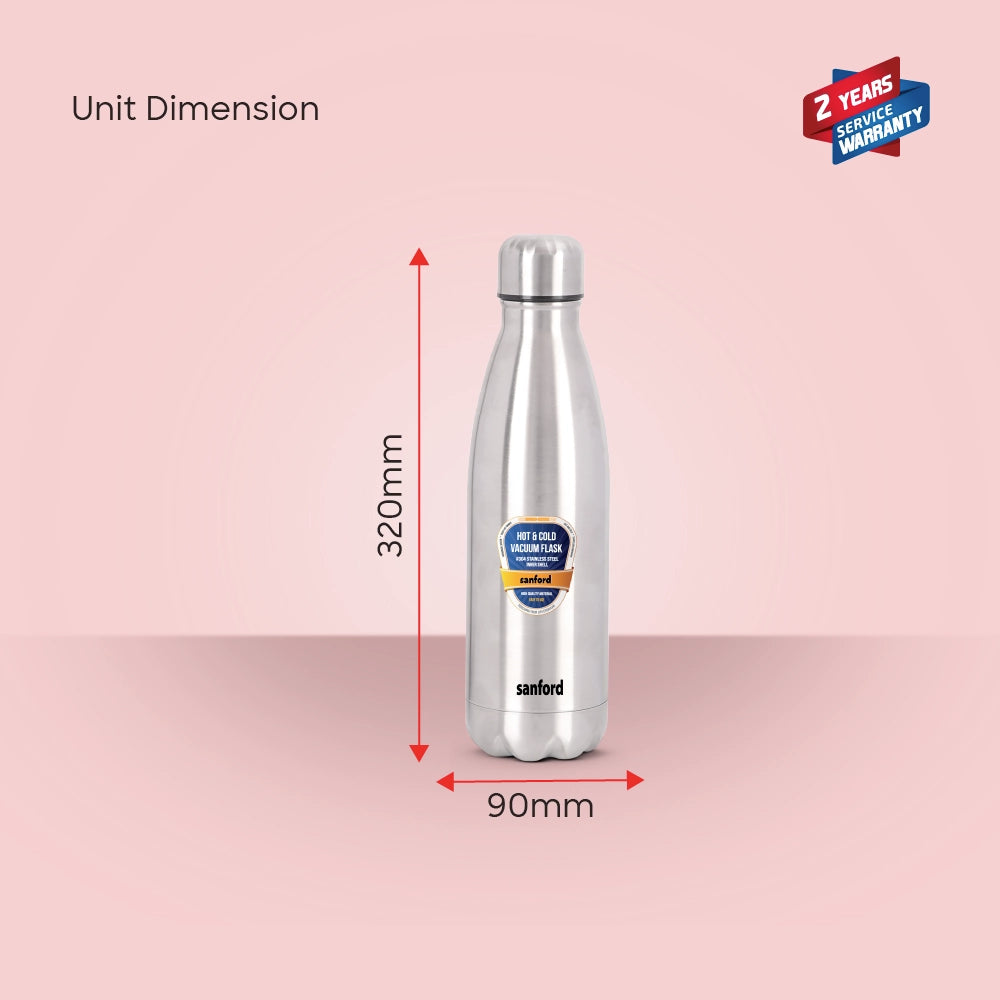 vacuum flask 1000ml stainless steel hot cold sanford 6