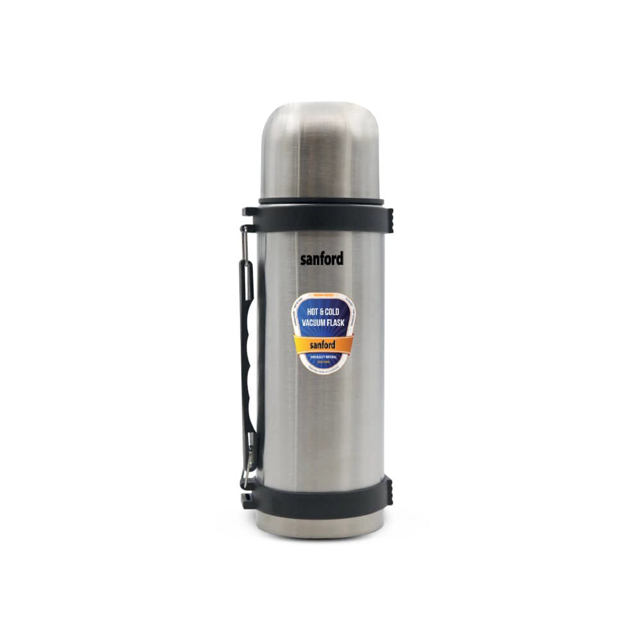750ml stainless steel vacuum flask handle strap insulated sanford 1