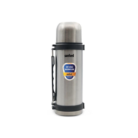 750ml stainless steel vacuum flask handle strap insulated sanford 1