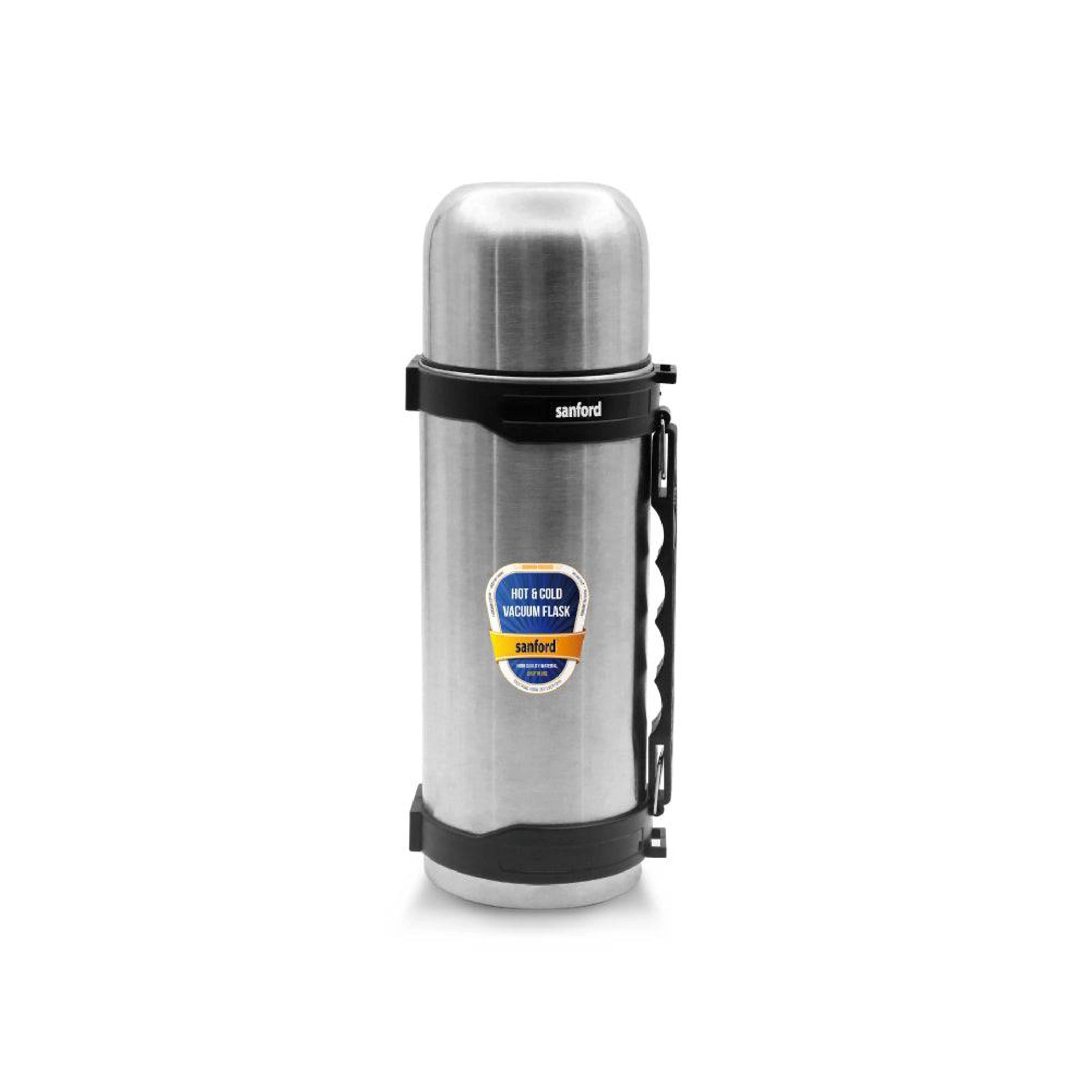 Stainless steel vacuum flask 1 litre hot and cold sanford 1