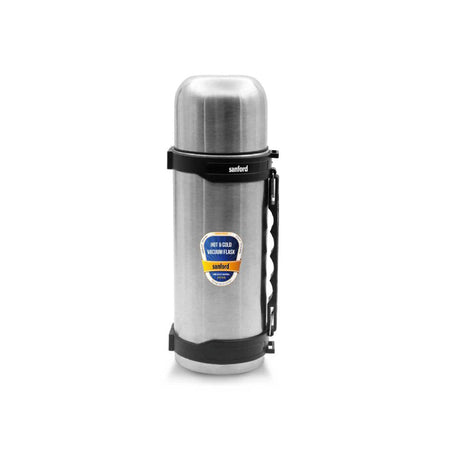 Stainless steel vacuum flask 1 litre hot and cold sanford 1