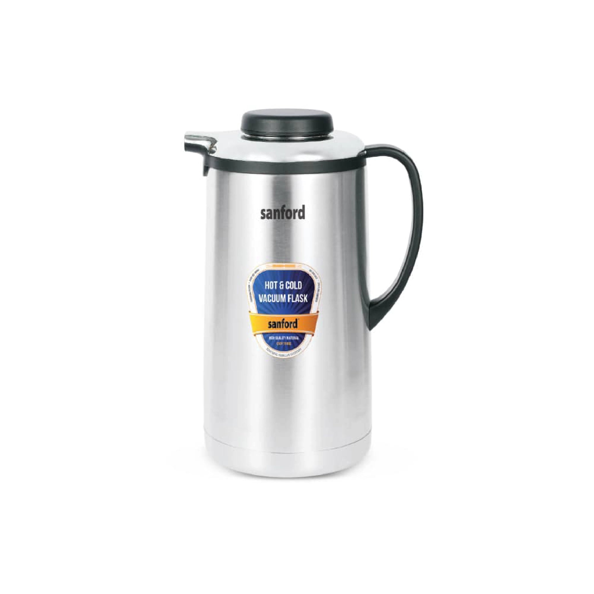 Stainless steel vacuum flask 1.6 litre hot & cold sanford 1