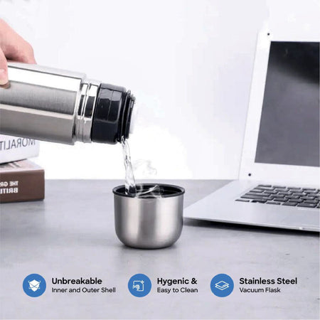 350ml stainless steel travel flask 24 hour hot and cold insulation sanford 4