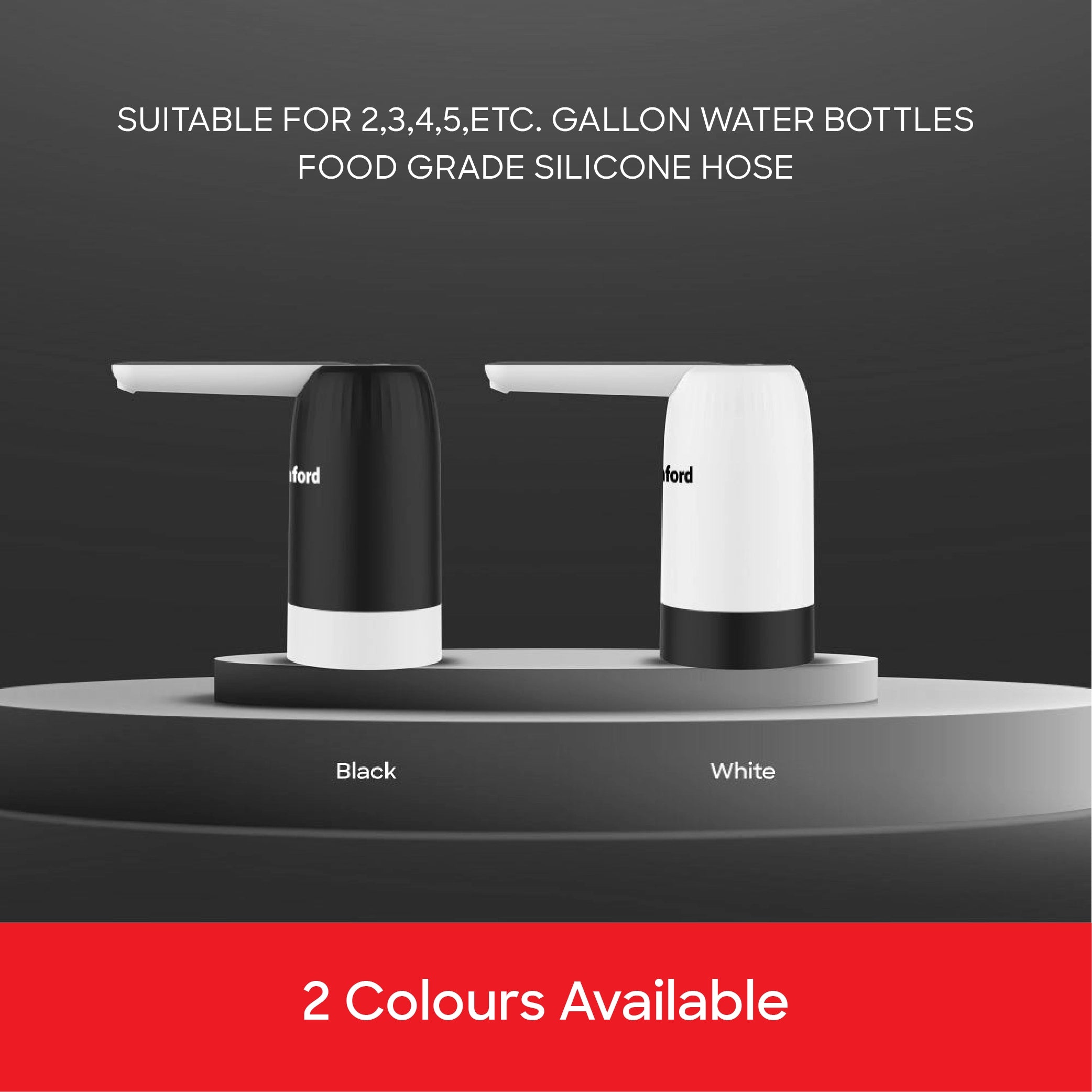 Rechargeable water dispenser pump 1200mAh USB charging sanford 5