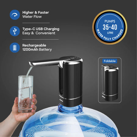Rechargeable Water Dispenser Pump 1200mAh with Type-C Charging sanford 3