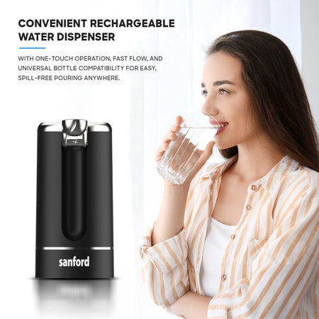 Rechargeable Water Dispenser Pump 1200mAh with Type-C Charging sanford 5