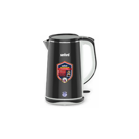 best electric kettle 1.7L 1800W power & double shell Cool-Touch Body sanford 1