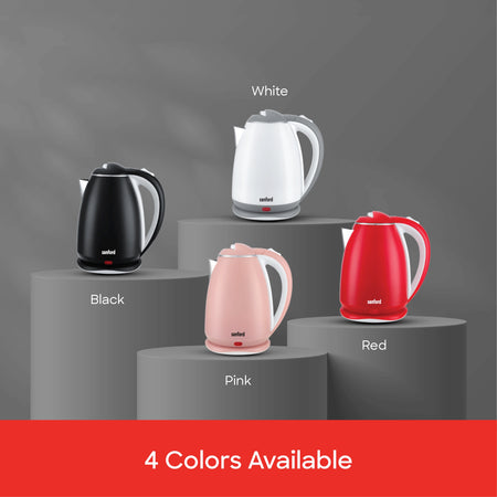 best electric kettle 1.8L 1500W Power and Double-Layer Cool Touch Body sanford 6
