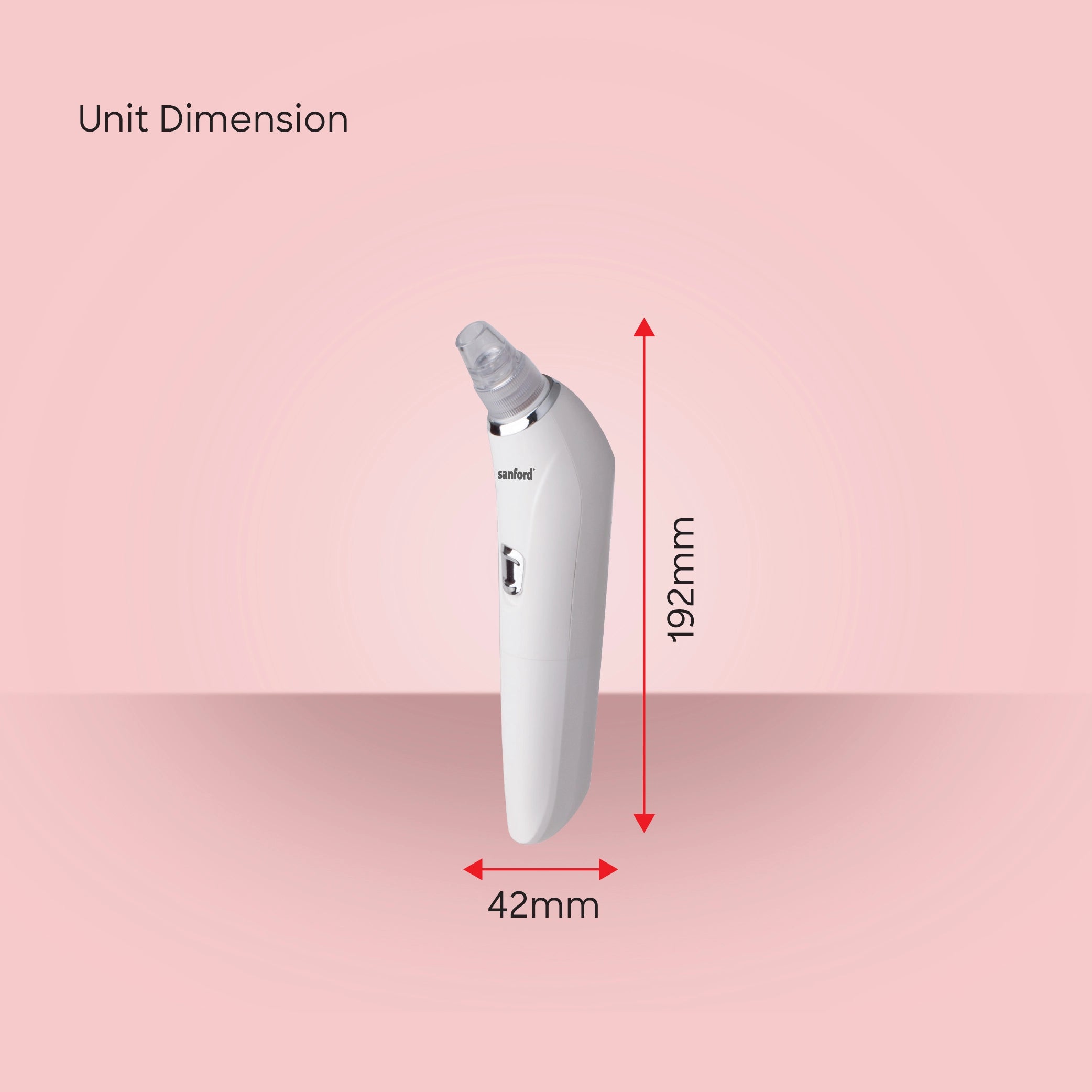 6 in 1 pore cleaner with replaceable heads ergonomic design & blackhead remover sanford 6