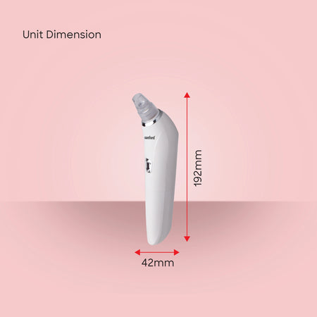 6 in 1 pore cleaner with replaceable heads ergonomic design & blackhead remover sanford 6
