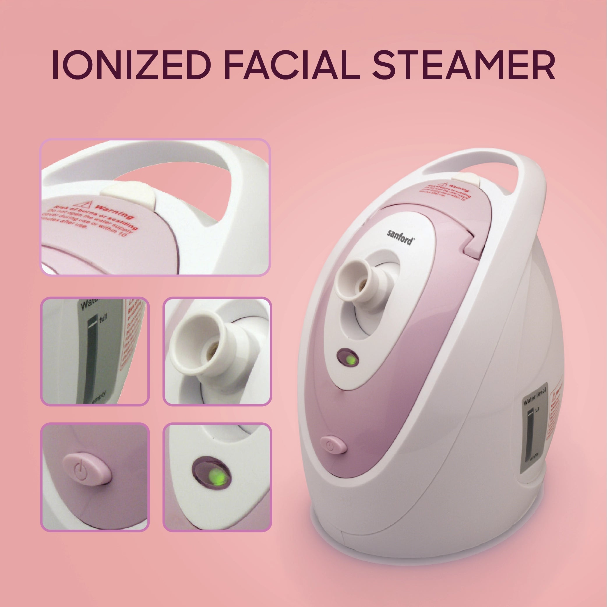 420W Ionized facial steamer adjustable mist facial sauna sanford 5