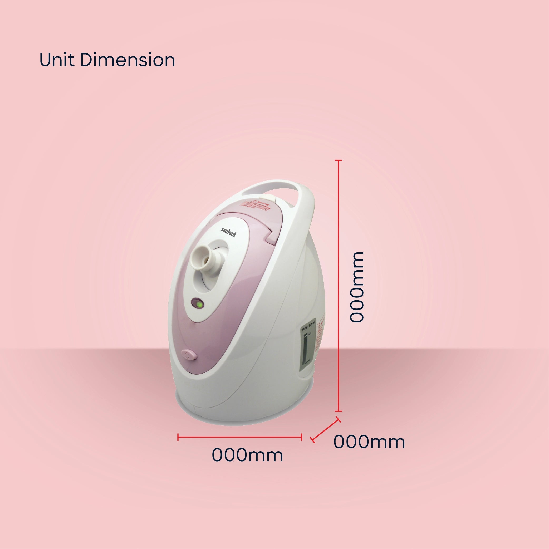 420W Ionized facial steamer adjustable mist facial sauna sanford 6