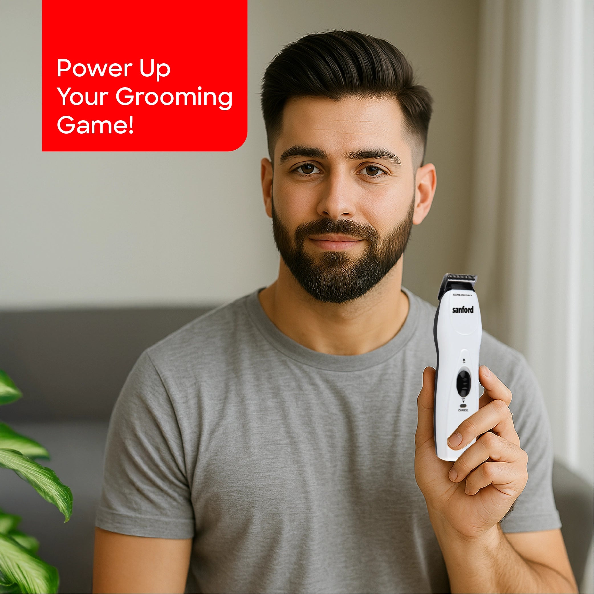 best hair trimmer charging stand stainless steel blade & 75 min sanford 2
