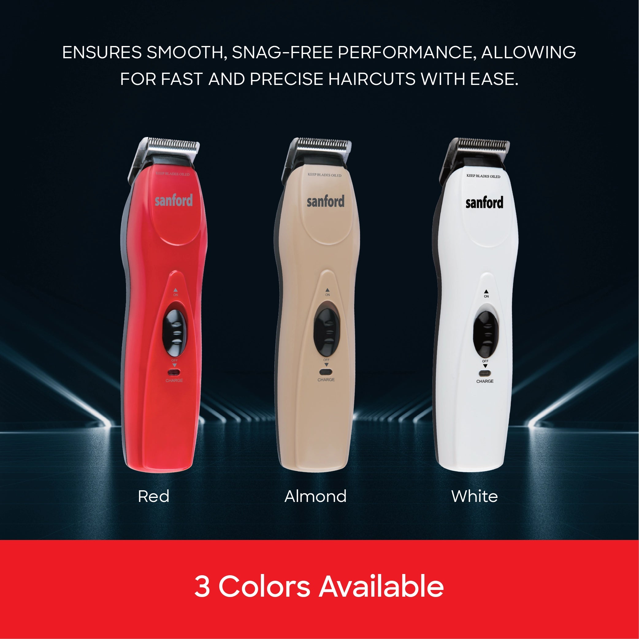 best hair trimmer charging stand stainless steel blade & 75 min sanford 5