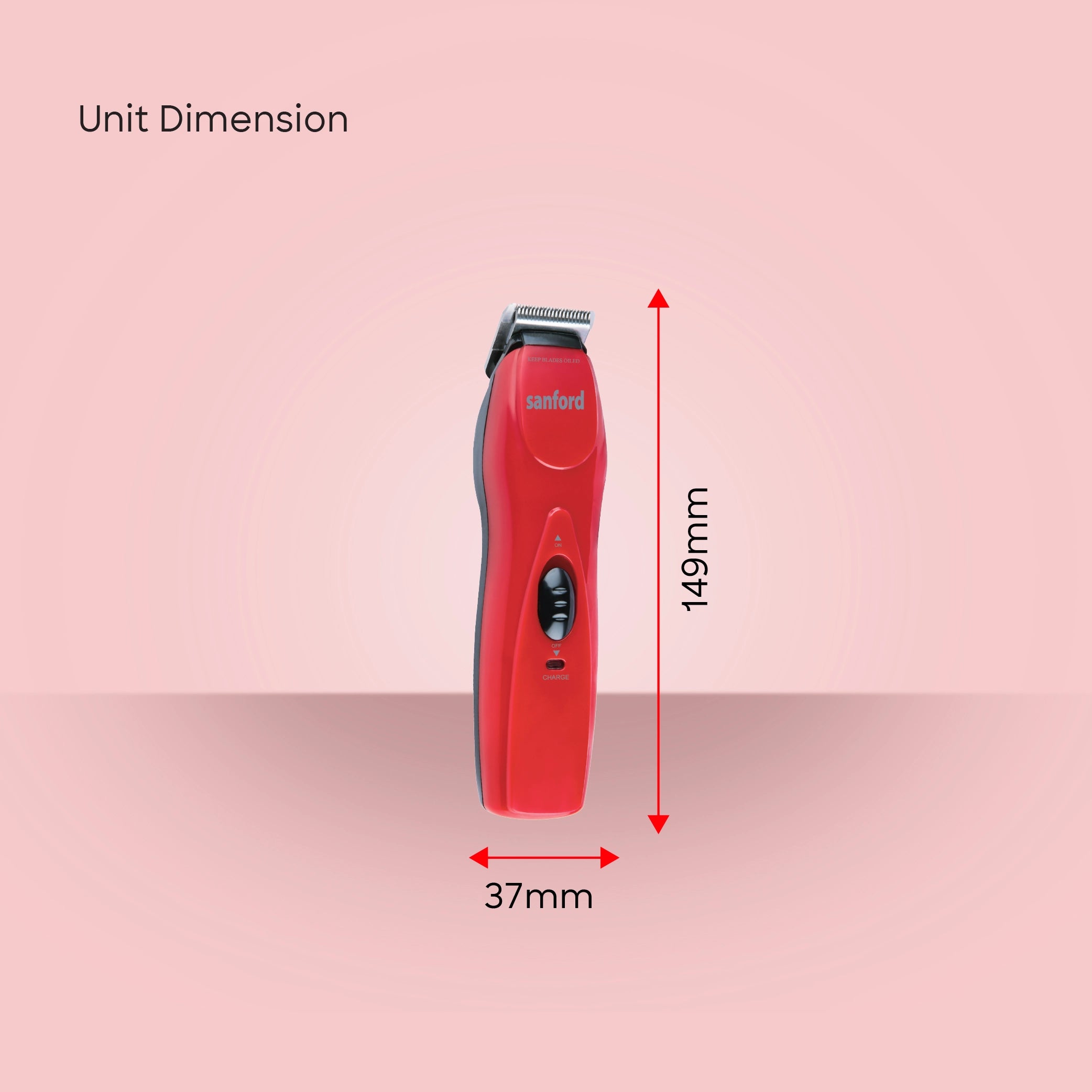 best hair trimmer charging stand stainless steel blade & 75 min sanford 6
