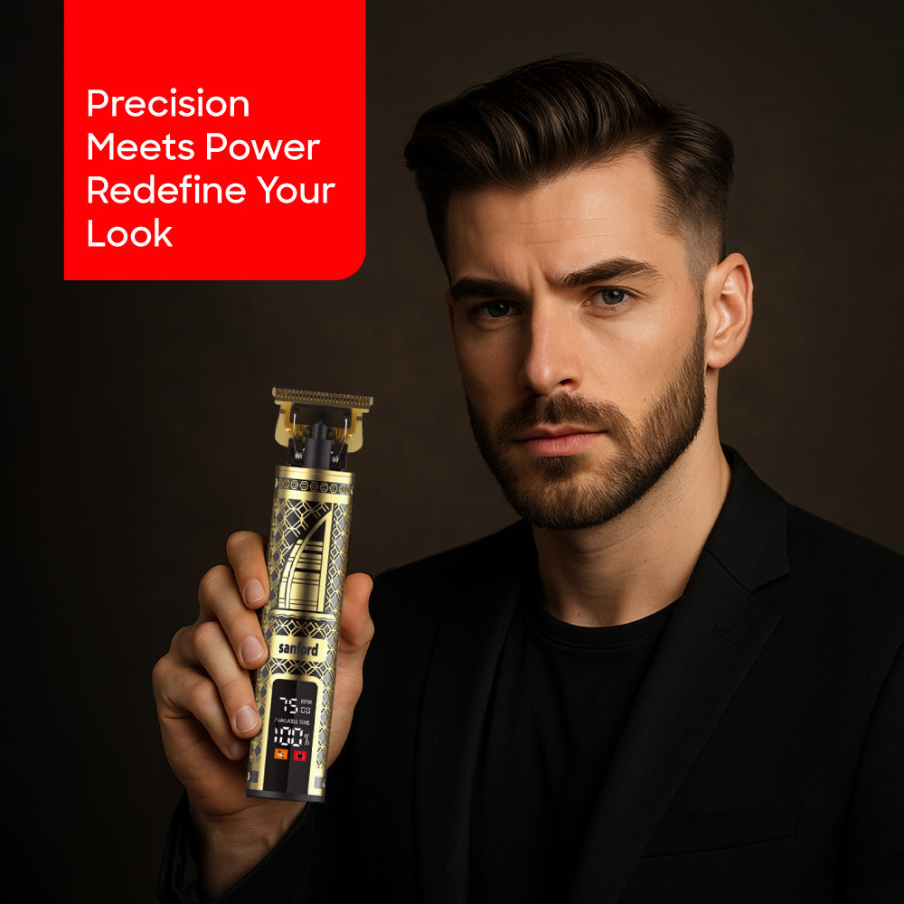 Sanford Cordless Hair Clipper with Digital Display and T Blade | SF1954HC - buysanford