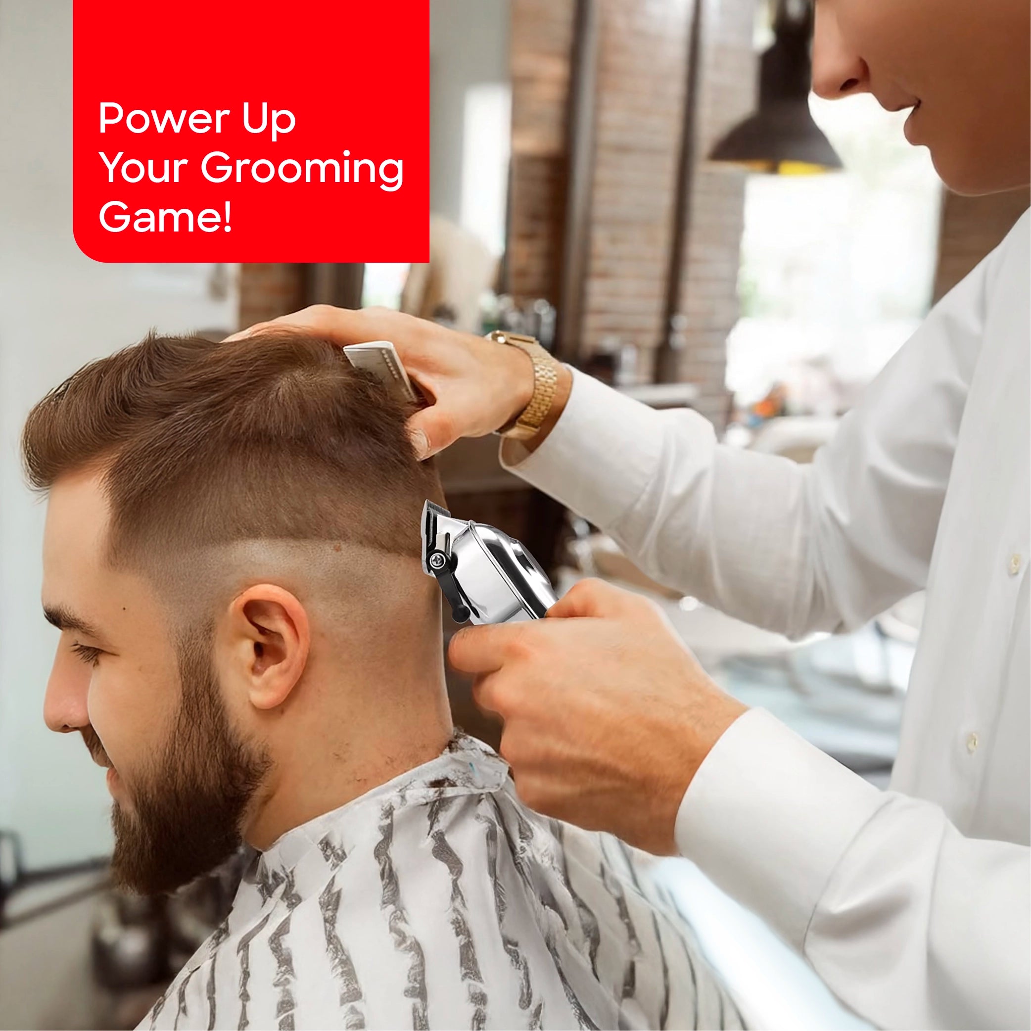rechargeable hair clipper LCD display 2000mAh battery 120 minute & stainless steel sanford 2
