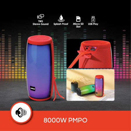 Bluetooth wireless portable speaker 8000 splash proof TWS sound sanford 3