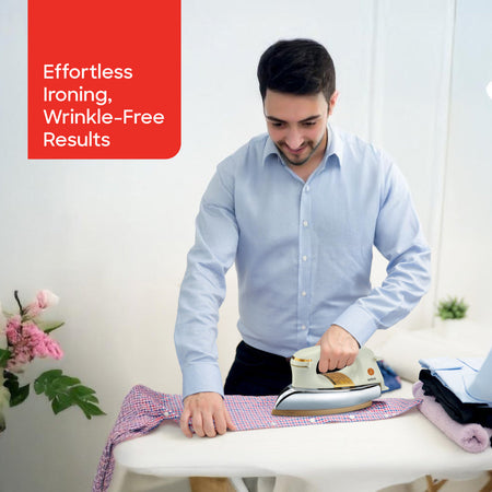 Sanford SF22DI Golden Ceramic Coated Soleplate Detail