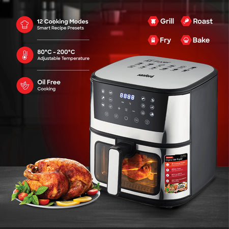 7L Digital air fryer with 12 preset cooking programs sanford 3