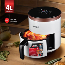 Sanford Air Fryer 4L Digital Touch Control 7 Presets 1200W - SF2455AF