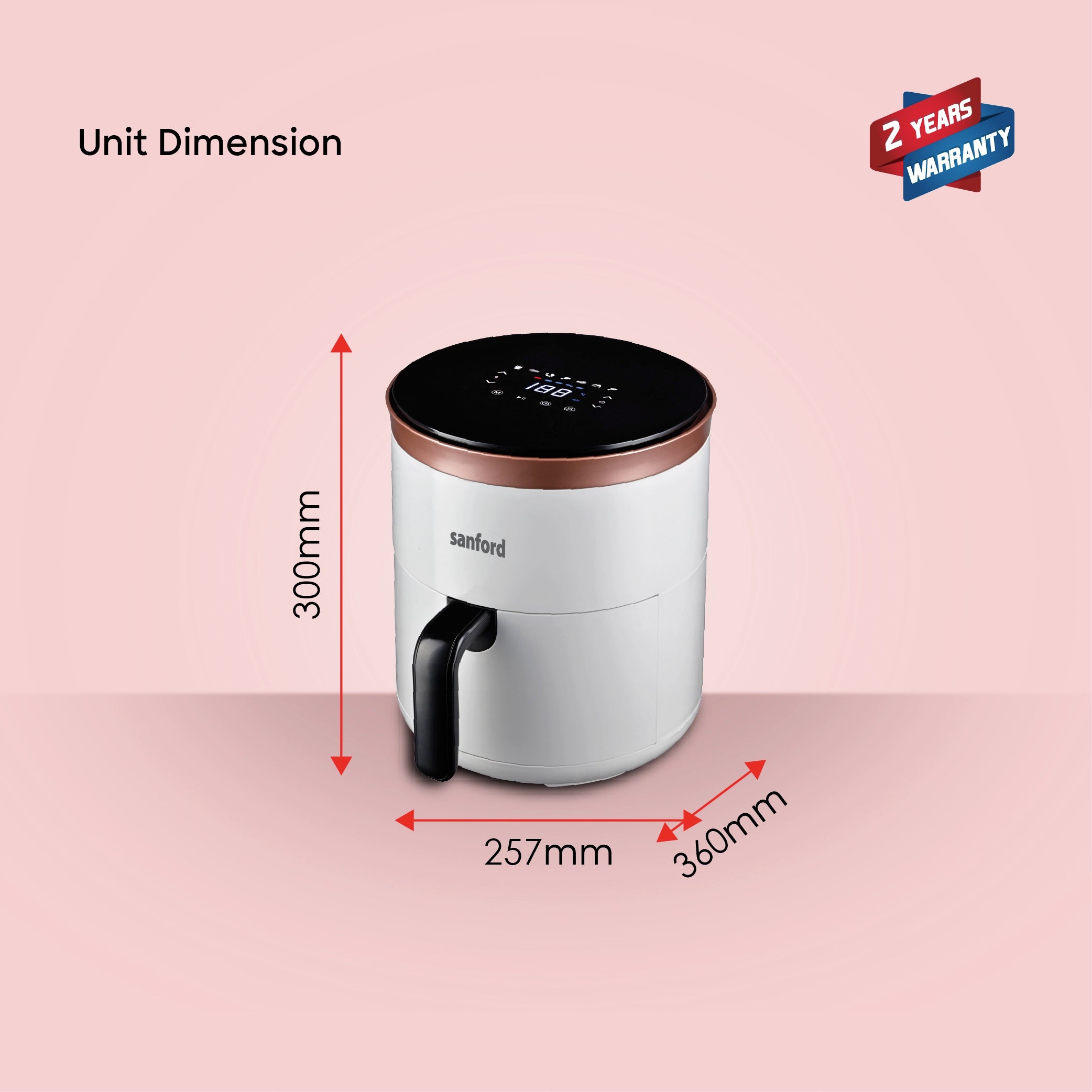 best air fryer 4L &  7 Preset Cooking Programs sanford 7