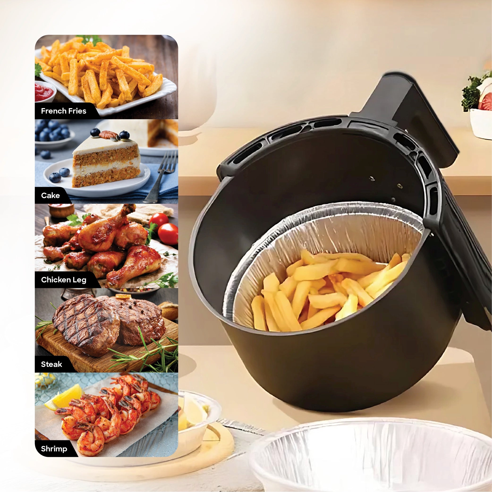 best air fryer 3.5L &  Adjustable Temperature Control sanford 5