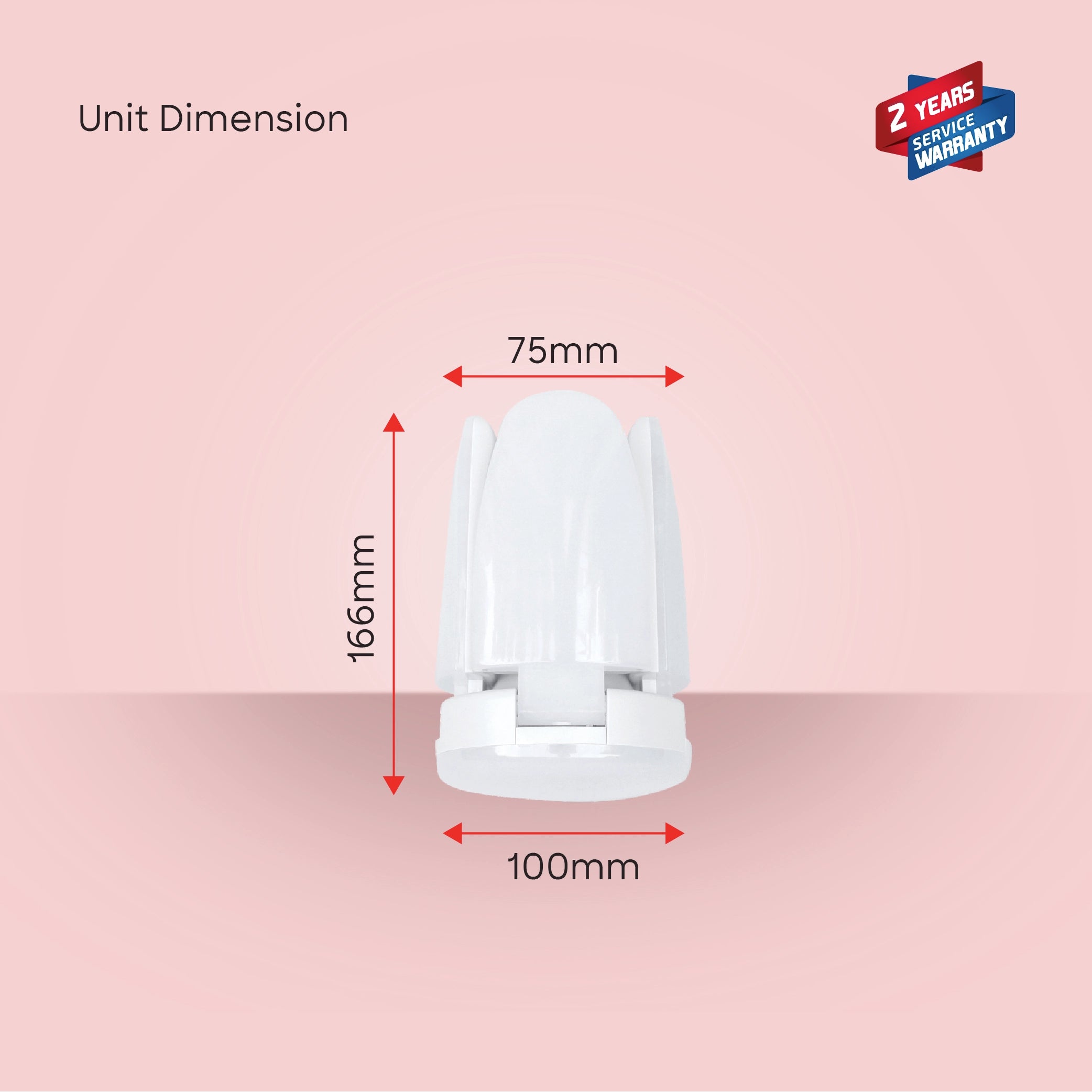 ceiling fan LED lamp 48W 4 leaf 6500K E27/B22 pin sanford 6