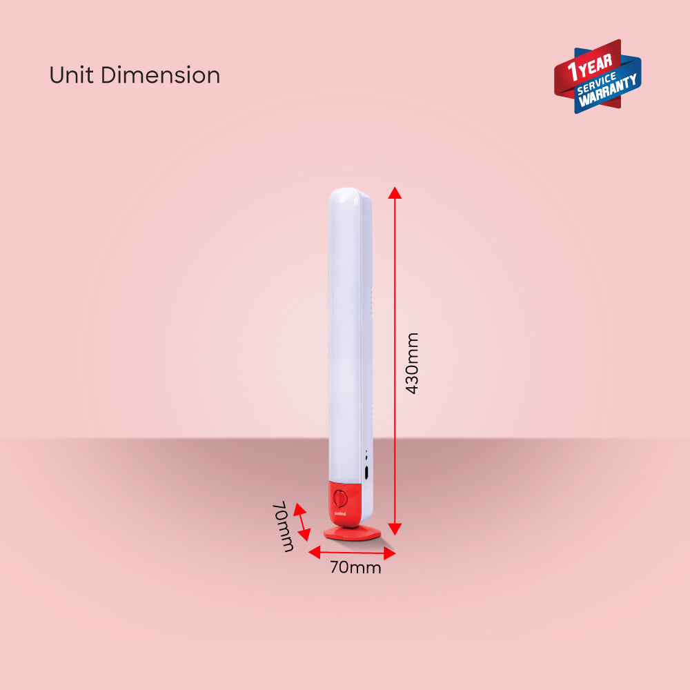 Sanford Rechargeable LED Emergency Lantern 64pcs SMD LED 500 Lumens 10H Runtime - SF2717EL