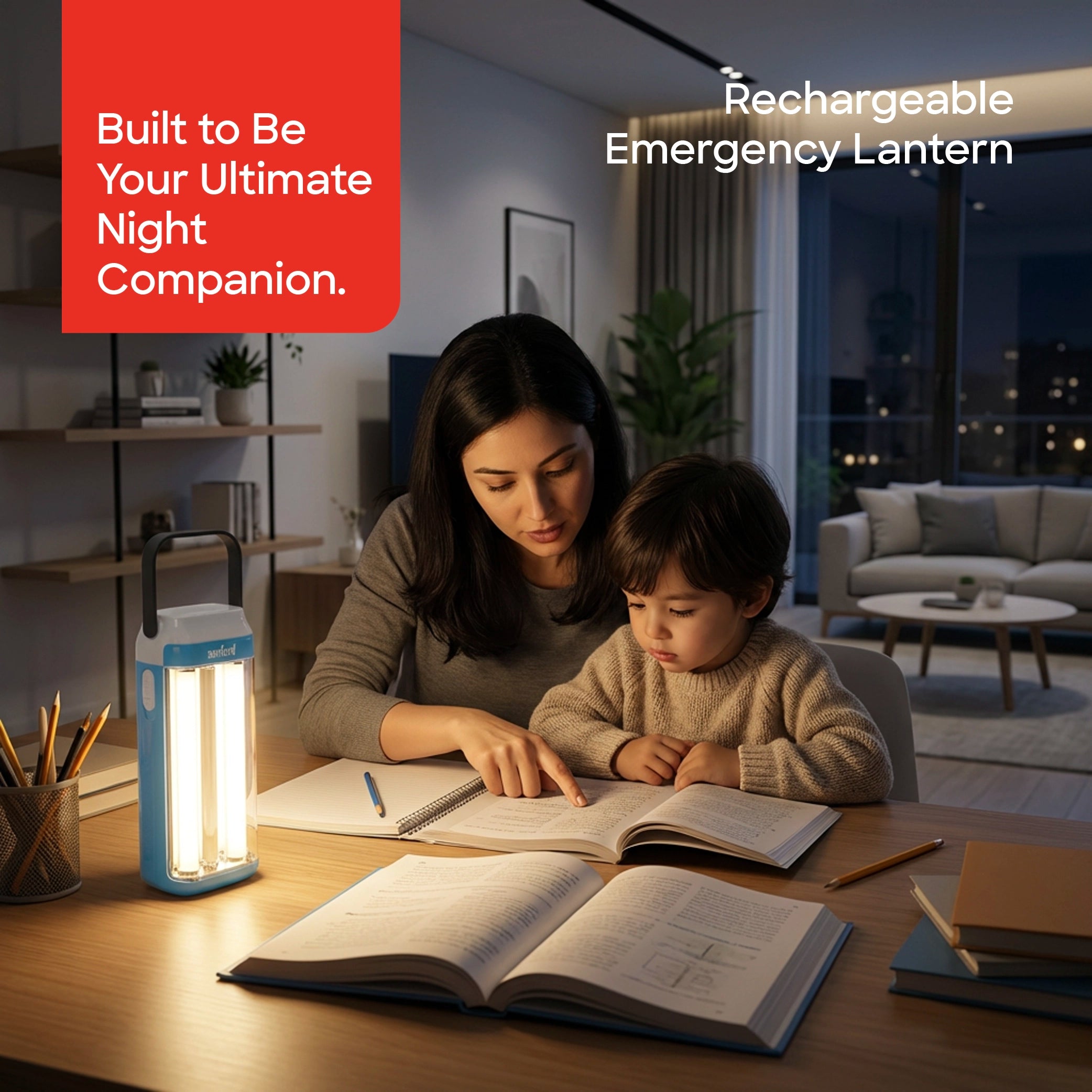 rechargeable emergency lamp 16 LED 9 hours USB charging sanford 2