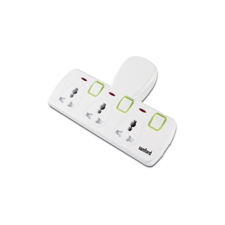3 way extension socket multi plug 13A fused design sanford 1