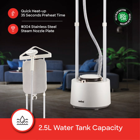 2 in 1 garment steamer 2000W ironing board sanford 3
