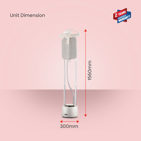Sanford professional steamer for wrinkle removal and fabric refreshing