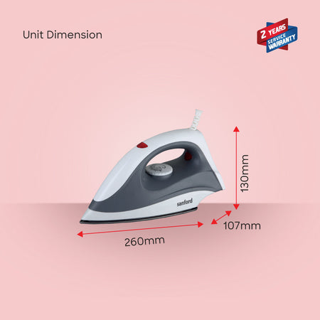 Sanford SF29DI Dry Iron Complete Package